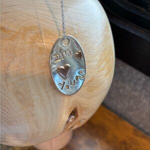 @AMMI artisan real silver “I’m yours” necklace